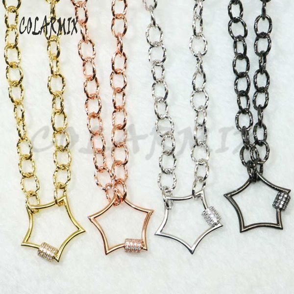 5 strand multi chain star necklace link chain necklace crystal toggle-clasp pendant fashion jewelry accessories 50598, Silver
5 strand multi chain star necklace link chain necklace crystal toggle-clasp pendant fashion jewelry accessories 50598, Silver