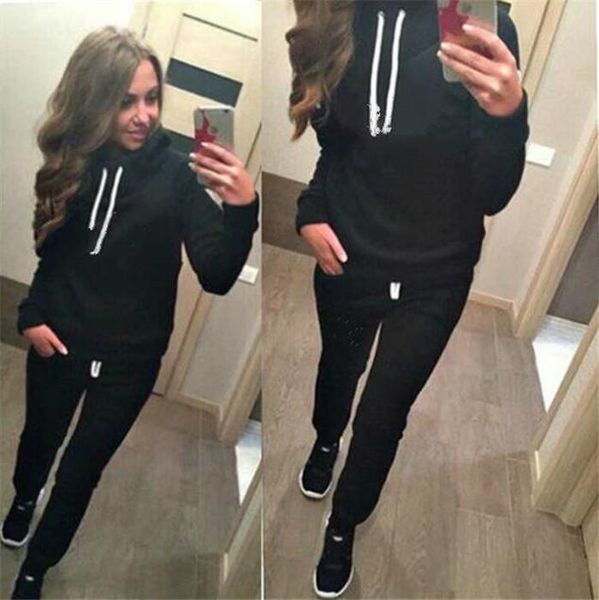 2019 8 colors winter tracksuit women clothing hoodies set letter print casual long sleeve sport suit costumes sweatshirt+pants, Black
2019 8 colors winter tracksuit women clothing hoodies set letter print casual long sleeve sport suit costumes sweatshirt+pants, Black