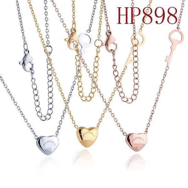 luxury necklace titanium steel key loving pendant necklace female couple engagement necklace gift, Silver
luxury necklace titanium steel key loving pendant necklace female couple engagement necklace gift, Silver