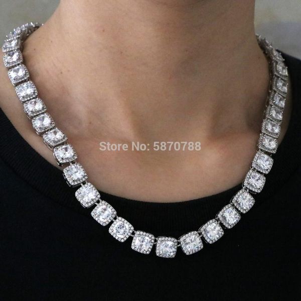 men zircon pig nose necklace hip hop chain brass gold 10mm plated necklace, Silver
men zircon pig nose necklace hip hop chain brass gold 10mm plated necklace, Silver