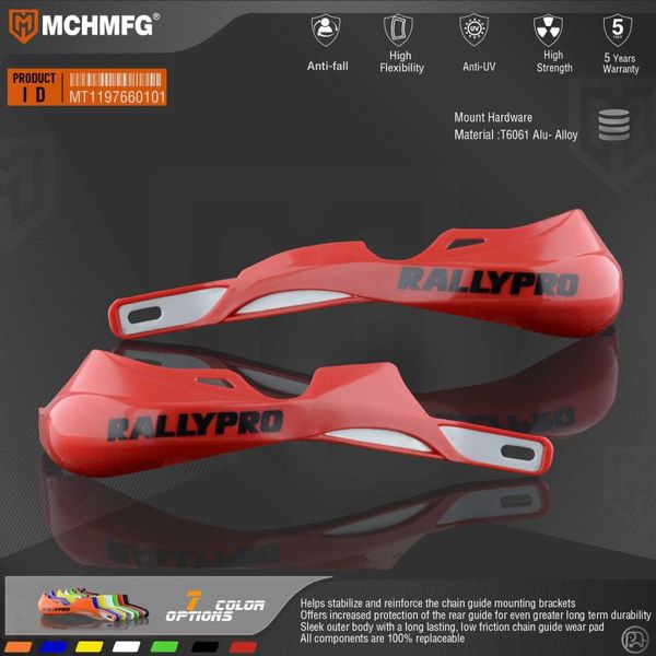 rallypro handguards for motorcycle fit for 7/8" 22mm handlebar1-1/8 28mm fat bar cr xr yz wr exr crf wrf exc drz
rallypro handguards for motorcycle fit for 7/8" 22mm handlebar1-1/8 28mm fat bar cr xr yz wr exr crf wrf exc drz