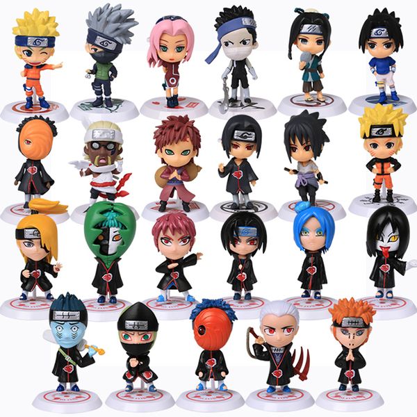 naruto akatsuki uchiha sasuke killerb sakura madara kakashi zabuza hidan haku orochimaru 7cm/2.5" qver model action figure toys mx20081
naruto akatsuki uchiha sasuke killerb sakura madara kakashi zabuza hidan haku orochimaru 7cm/2.5" qver model action figure toys mx20081