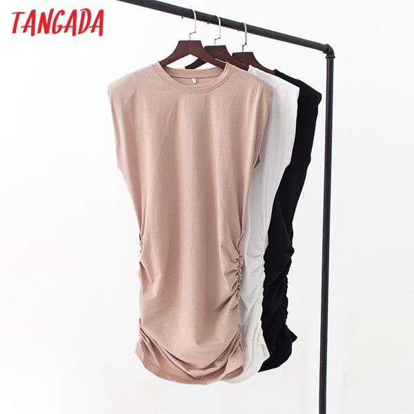 tangada fashion women shoulder pad summer dress sleeveless strethy ladies mini dress vestidos qj172, Black;gray
tangada fashion women shoulder pad summer dress sleeveless strethy ladies mini dress vestidos qj172, Black;gray