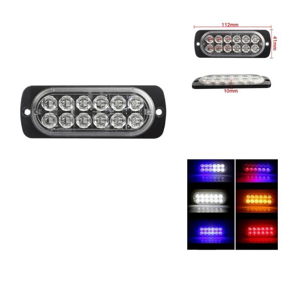 12v - 24v car truck van hazard 12 led strobe flash light bar dash universal
12v - 24v car truck van hazard 12 led strobe flash light bar dash universal
