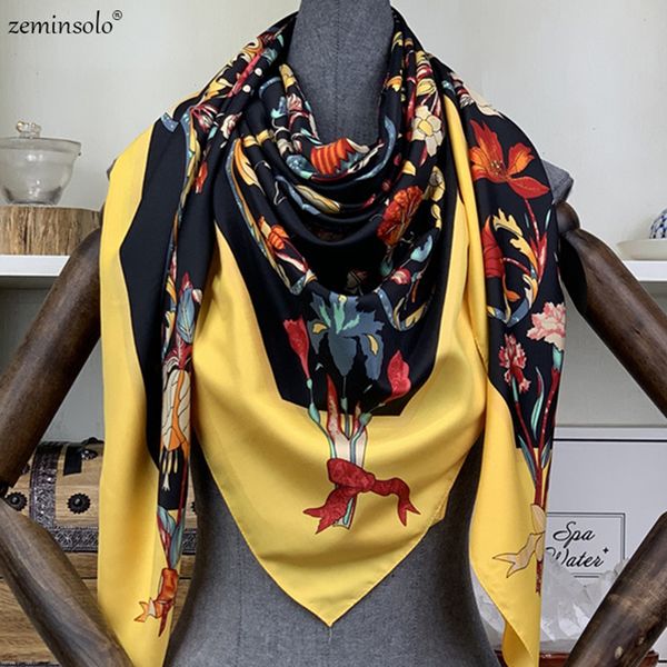 scarves square scarf 130*130cm twill 100% silk women floral print kerchief for ladies echarpe fashion shawls, Blue;gray
scarves square scarf 130*130cm twill 100% silk women floral print kerchief for ladies echarpe fashion shawls, Blue;gray
