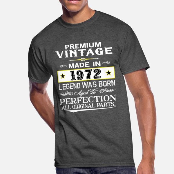 premium vintage 1972 t shirt men personalized cotton o-neck novelty fit authentic spring autumn pattern shirt, White;black
premium vintage 1972 t shirt men personalized cotton o-neck novelty fit authentic spring autumn pattern shirt, White;black