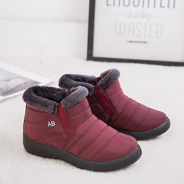 women boots waterproof snow boots female short plush winter girl warm ankle botas mujer winter shoes mum plus size 43, Black
women boots waterproof snow boots female short plush winter girl warm ankle botas mujer winter shoes mum plus size 43, Black