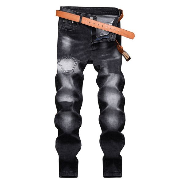 moruancle men's casual jeans trousers with patchwork slim fit straight patched denim pants washed size 28-38 black, Blue
moruancle men's casual jeans trousers with patchwork slim fit straight patched denim pants washed size 28-38 black, Blue