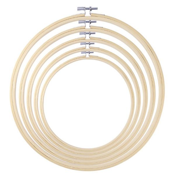 5pcs loop multipurpose embroidery hoops set sewing tool wooden ring cross stitch
5pcs loop multipurpose embroidery hoops set sewing tool wooden ring cross stitch