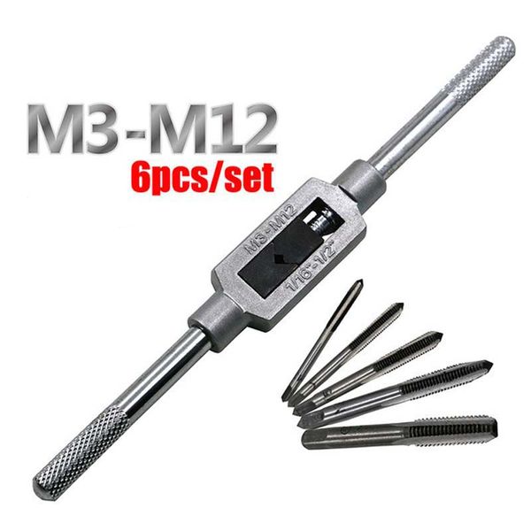 6шт 3f ручной винтовой резьбы метрическая метчики набор m3 m4 m5 m6 m8 с регулируемым метчиков 1 / 16-1 / 4
6шт 3f ручной винтовой резьбы метрическая метчики набор m3 m4 m5 m6 m8 с регулируемым метчиков 1 / 16-1 / 4