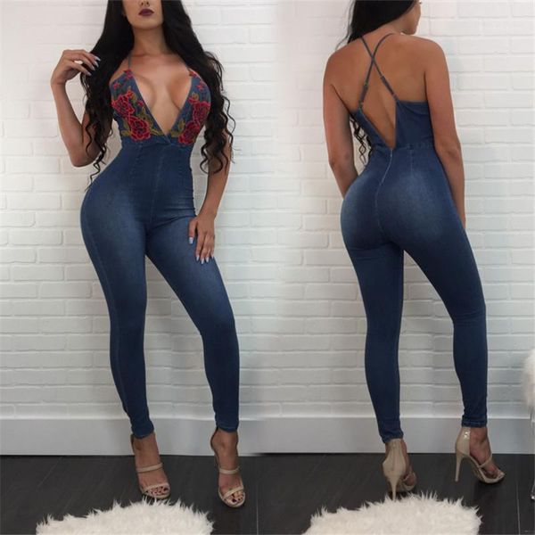 jumpsuits rompers floral print backless club skinny slim sling dark v neck rompers fashion womens jumpsuits denim women, Black;white
jumpsuits rompers floral print backless club skinny slim sling dark v neck rompers fashion womens jumpsuits denim women, Black;white