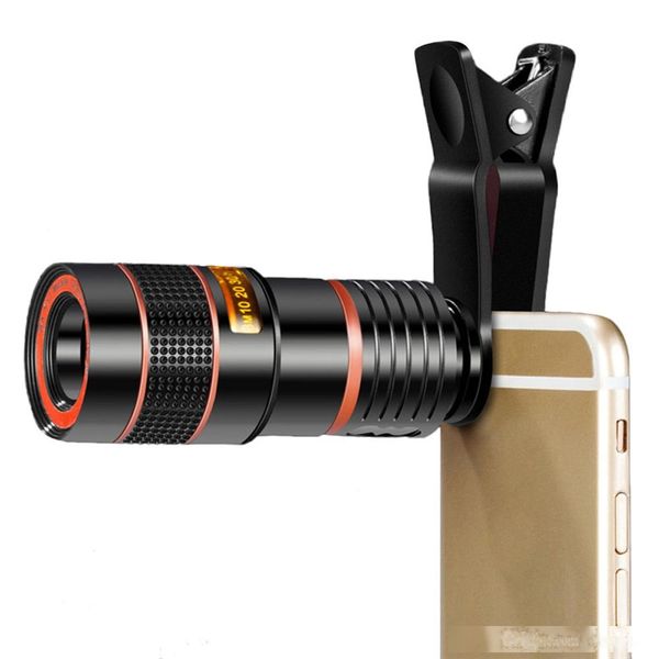 universal clip 8x 12x zoom cell phone telescope lens telep external smartphone camera lens for iphone samsung huawei pda
universal clip 8x 12x zoom cell phone telescope lens telep external smartphone camera lens for iphone samsung huawei pda