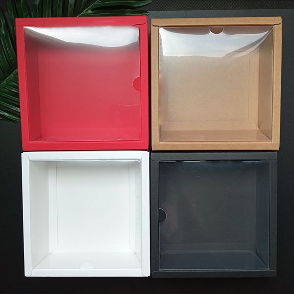 gift wrap 10pcs with transparent pvc window box chocolate candy christmas party wedding decoration packaging
gift wrap 10pcs with transparent pvc window box chocolate candy christmas party wedding decoration packaging
