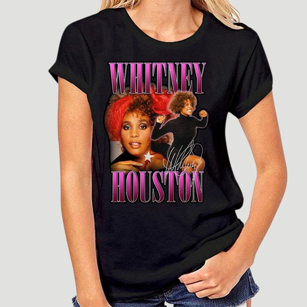 90s homage black t-shirt whitney houston 2019 tee-4165a
