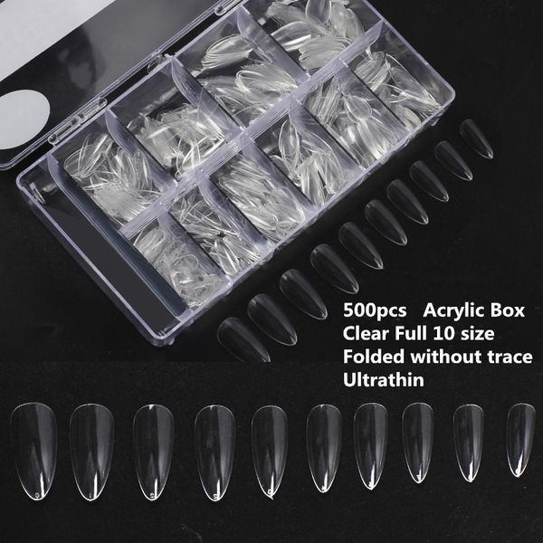 false nails 500pcs nail tips folded without any trace effect water drop shaped fake artificial color display arts, Red;gold
false nails 500pcs nail tips folded without any trace effect water drop shaped fake artificial color display arts, Red;gold