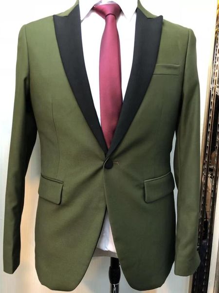 men's suits & blazers 2021 slim fit green men suit 2 piece with pants tuxedo groom wedding sets smoking jacket black lapel, White;black
men's suits & blazers 2021 slim fit green men suit 2 piece with pants tuxedo groom wedding sets smoking jacket black lapel, White;black