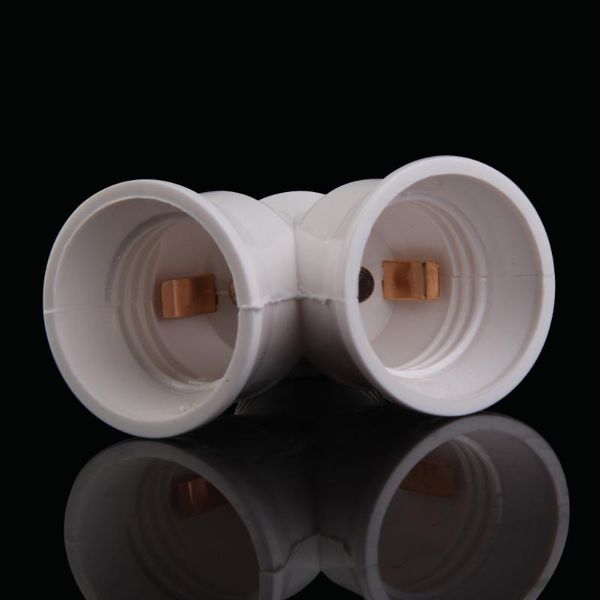 2 in 1 e27 y shape lamp base fireproof material holder converter socket light bulb splitter adapter light bulb base holder
2 in 1 e27 y shape lamp base fireproof material holder converter socket light bulb splitter adapter light bulb base holder