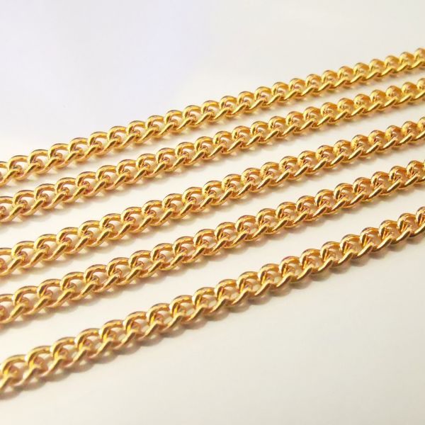 10meter/ lot golden thin 2mm wide stainless steel cowboy link chain link diy jewelry finding chain jewelry marking supplies diy, Silver
10meter/ lot golden thin 2mm wide stainless steel cowboy link chain link diy jewelry finding chain jewelry marking supplies diy, Silver