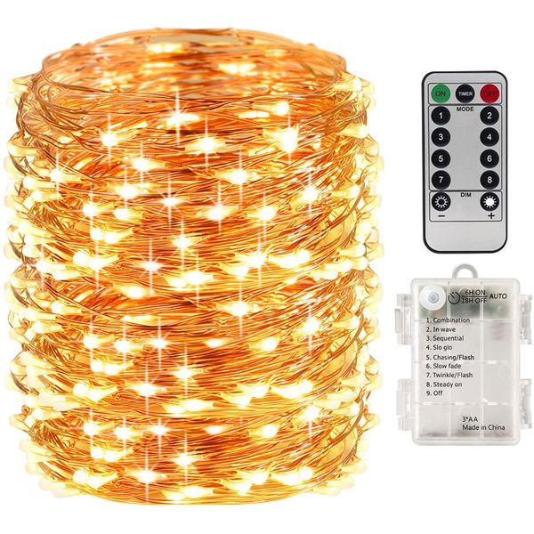 led strings lights, 66ft 200 leds waterproof starry fairy lighting, 8 modes, battery powered decorative light for patio garden wedding
led strings lights, 66ft 200 leds waterproof starry fairy lighting, 8 modes, battery powered decorative light for patio garden wedding