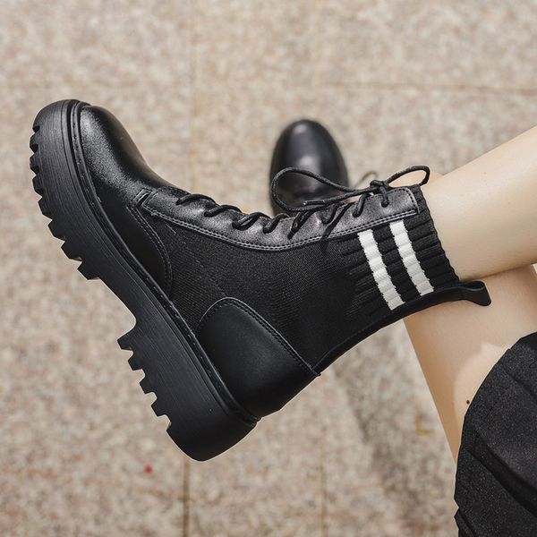 med heel boots boots-women mid-calf booties women shoes lace up round toe luxury designer 2020 low ladies rubber lolita mid calf, Black
med heel boots boots-women mid-calf booties women shoes lace up round toe luxury designer 2020 low ladies rubber lolita mid calf, Black