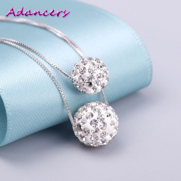 ladies necklace double shambhala ball necklace pendant fashionable double ball jewelry, Silver
ladies necklace double shambhala ball necklace pendant fashionable double ball jewelry, Silver
