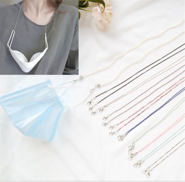 new crystal pearl mask chain mask neck chain mask accessories necklace statement necklace, Black
new crystal pearl mask chain mask neck chain mask accessories necklace statement necklace, Black