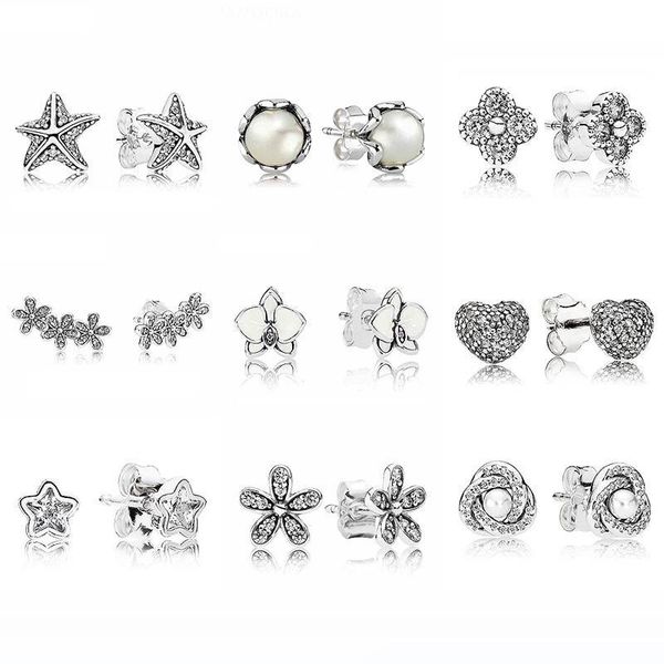 dazzling daisy clusters white orchid 925 sterling silver earrings studs for women wedding party gift diy europe jewelry, Golden;silver
dazzling daisy clusters white orchid 925 sterling silver earrings studs for women wedding party gift diy europe jewelry, Golden;silver
