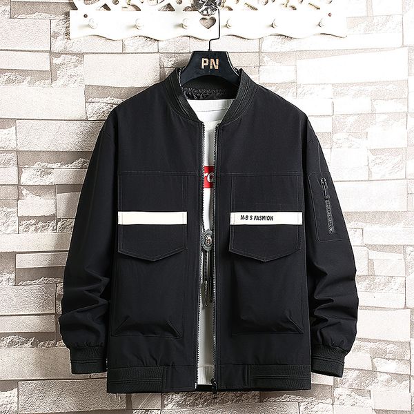 men's jackets 6xl 7xl cargo bomber jacket autumn street windbreaker slim fit pilot fashion outerwear plus size baseball coat clothing, Black;brown
men's jackets 6xl 7xl cargo bomber jacket autumn street windbreaker slim fit pilot fashion outerwear plus size baseball coat clothing, Black;brown