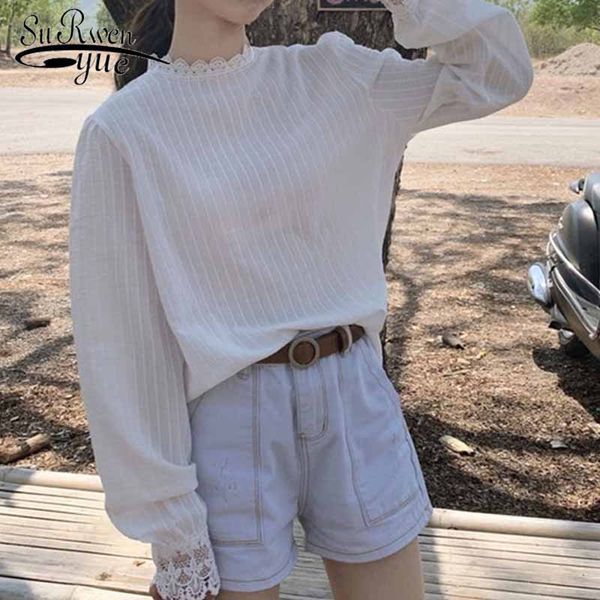 lace shirt for women 2020 white blouse women cotton striped shirt lady autumn casual long sleeve korean pullover 10912
lace shirt for women 2020 white blouse women cotton striped shirt lady autumn casual long sleeve korean pullover 10912