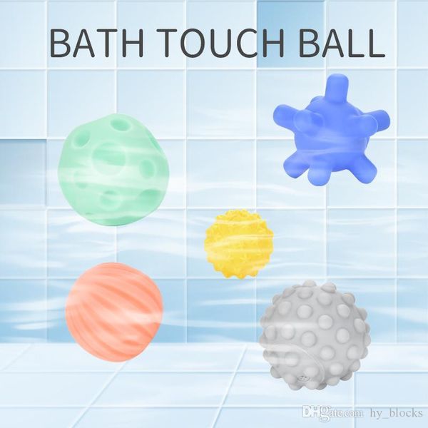 6pcs/set baby toys random combination touch hand ball training massage soft balls textured multi tactile senses touch kids shower bath toy
6pcs/set baby toys random combination touch hand ball training massage soft balls textured multi tactile senses touch kids shower bath toy