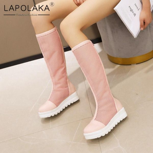 lapolaka 2020 новая мода mesh дышащие удобная обувь женщина boots женщина платформа застегивать середина теленок сапоги женские, Black
lapolaka 2020 новая мода mesh дышащие удобная обувь женщина boots женщина платформа застегивать середина теленок сапоги женские, Black