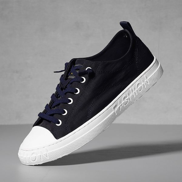 men casual shoes light loafers sneakers new fashion canvas shoes comfortable male zapatos casuales man flats, Black
men casual shoes light loafers sneakers new fashion canvas shoes comfortable male zapatos casuales man flats, Black