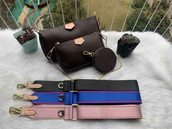 new fashion handbags purses women favorite mini pochette 3pcs accessories crossbody bag vintag shoulder bags leather multi color straps
new fashion handbags purses women favorite mini pochette 3pcs accessories crossbody bag vintag shoulder bags leather multi color straps