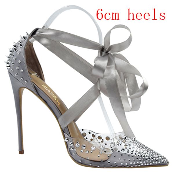 knockout2020 decent hand made spikes covered heel transparent pvc satin cross straps women sandals high heels shoes, Black
knockout2020 decent hand made spikes covered heel transparent pvc satin cross straps women sandals high heels shoes, Black