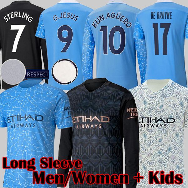 thailand 2020 2021 city long sleeve soccer jerseys de bruyne kun aguero football shirt manchester silva gundogan city 20 21 man kids kits, Black;yellow
thailand 2020 2021 city long sleeve soccer jerseys de bruyne kun aguero football shirt manchester silva gundogan city 20 21 man kids kits, Black;yellow