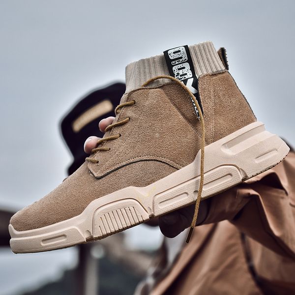 boots mens autumn winter men casual ankle sneakers schoenen lace-up shoes man botas hombre, Black
boots mens autumn winter men casual ankle sneakers schoenen lace-up shoes man botas hombre, Black