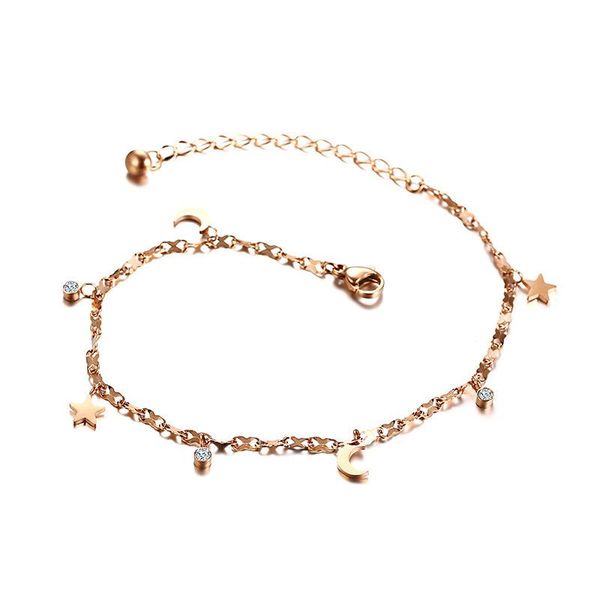 trendy rose gold color anklets bracelet on the leg for women fashion chian foot girl beach star ankle bracelets, Red;blue
trendy rose gold color anklets bracelet on the leg for women fashion chian foot girl beach star ankle bracelets, Red;blue