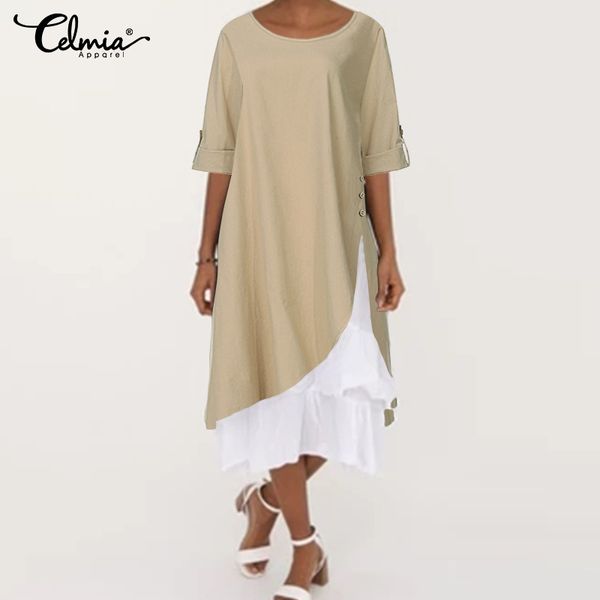 2020 celmia 5xl мода асимметричный платье партии женщины vintage белье сарафаны split casual solid с длинным рукавом платье плюс размер 7, Black;gray
2020 celmia 5xl мода асимметричный платье партии женщины vintage белье сарафаны split casual solid с длинным рукавом платье плюс размер 7, Black;gray