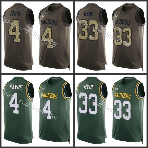 green bay packers green red salute nfl pressing player name & number tank 33 micah hyde 4 brett favre jersey, Black;red
green bay packers green red salute nfl pressing player name & number tank 33 micah hyde 4 brett favre jersey, Black;red