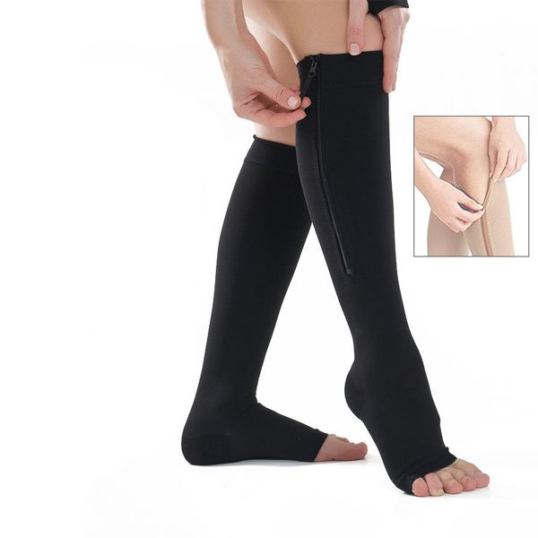 burn fat zipper compression socks easy to wear thin sleeping beauty leg prevent varicose veins socks women dress accessories, Black
burn fat zipper compression socks easy to wear thin sleeping beauty leg prevent varicose veins socks women dress accessories, Black