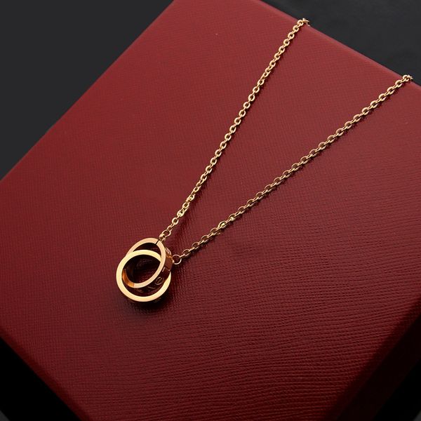 fashion luxury 2019 new brand designer for women necklace big double ring 18k gold titanium steel charm necklace jewelry, Silver
fashion luxury 2019 new brand designer for women necklace big double ring 18k gold titanium steel charm necklace jewelry, Silver