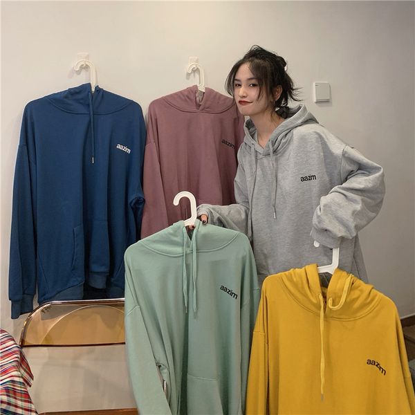 selling designer sweaters for woman all-match long-sleeved solid color sweaters women 2020 new fall loose hooded student fashion jackets, Black
selling designer sweaters for woman all-match long-sleeved solid color sweaters women 2020 new fall loose hooded student fashion jackets, Black