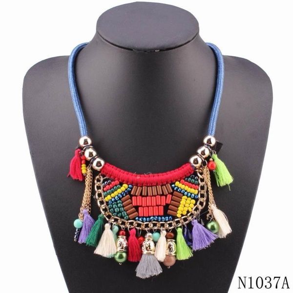 cotton tassel pendant gorgeous necklace black chain charm winter new brand statement chunky necklace for women wholesale, Silver
cotton tassel pendant gorgeous necklace black chain charm winter new brand statement chunky necklace for women wholesale, Silver