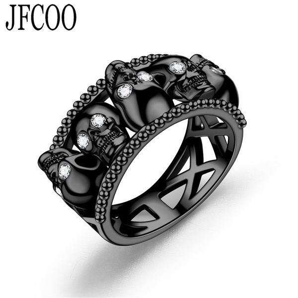 skull ring women's men red black crystal ring skull jewelry dropshipping, Golden;silver
skull ring women's men red black crystal ring skull jewelry dropshipping, Golden;silver