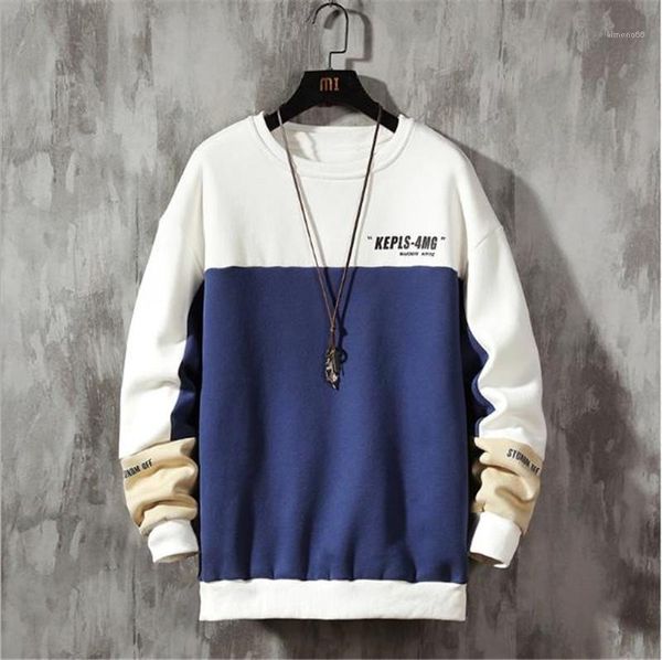 loose sweatshirts fashion pullover fake two pieces crew neck panelled mens clothing mens designer sports, Black
loose sweatshirts fashion pullover fake two pieces crew neck panelled mens clothing mens designer sports, Black