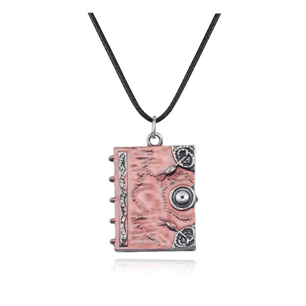 hocus pocus pink spell book pendant necklace sanderson sisters double sided book sweater chain for women kids halloween jewelry, Silver
hocus pocus pink spell book pendant necklace sanderson sisters double sided book sweater chain for women kids halloween jewelry, Silver