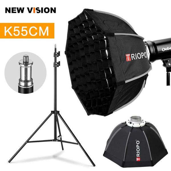 lighting & studio accessories triopo 55cm portabe bowens mount octagon umbrella softbox outdoor soft box + honeycomb grid 2m light stand for
lighting & studio accessories triopo 55cm portabe bowens mount octagon umbrella softbox outdoor soft box + honeycomb grid 2m light stand for
