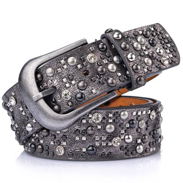 rivet inlay ancient belt for women fashion pin buckle waist women belts pu+genuine leather luxury brands leather belt female, Black;brown
rivet inlay ancient belt for women fashion pin buckle waist women belts pu+genuine leather luxury brands leather belt female, Black;brown
