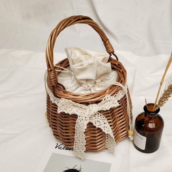 summer new round bag mini ins straw bag rattan handbag women lace bow bucket
summer new round bag mini ins straw bag rattan handbag women lace bow bucket