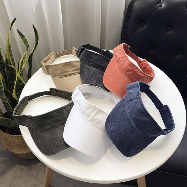 2020 new visor hat summer women caps golf sun hat hollow adjustable viseira beanies beach cap casual sports cap, Blue;gray
2020 new visor hat summer women caps golf sun hat hollow adjustable viseira beanies beach cap casual sports cap, Blue;gray